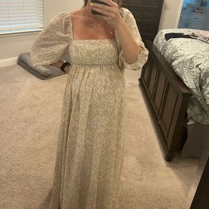 Pink blush maxi dress